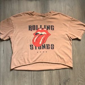 rolling stones crop top